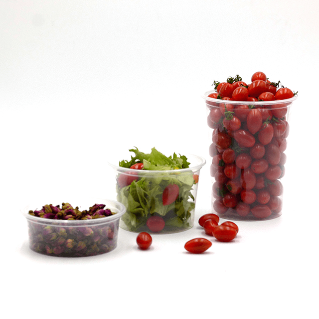 تغليف حساء الوجبات الجاهزة 16 أوقية كوب من البلاستيك القابل للتصرف مع غطاء